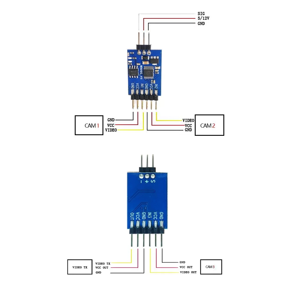 5.8G 3 Channel Video Switcher  - Fpv Drone Battery review and price