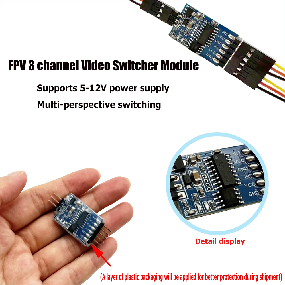 5.8G 3 Channel Video Switcher  - Fpv Drone Battery review and price