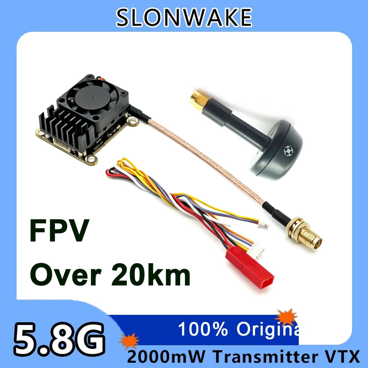 New upgrade 5.8Ghz 2W adjustab - Fpv Drone Transmitter review and price