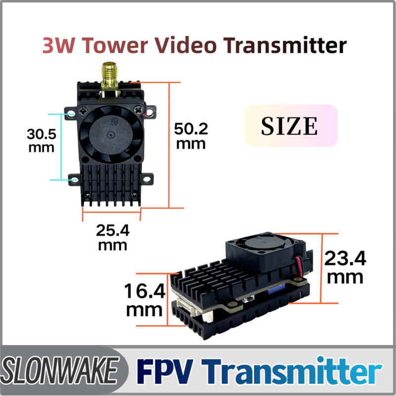 SLONWAKE 5.8G 3000mW Simulatio - Fpv Drone Transmitter review and price